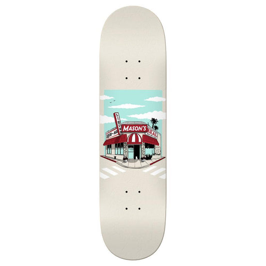 Real Skateboard Deck Mason Mart Grey 8.12 "