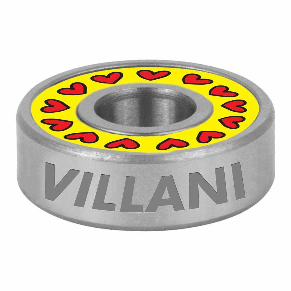 Bronson Speed Co. Skateboard Bearings Franky Villani Pro G3 Silver/Yellow/Orange 8mm