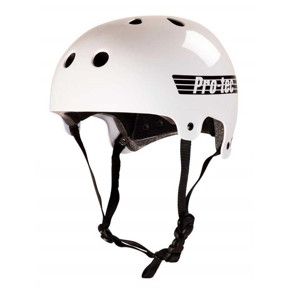 Pro-Tec Helmet Old School Cert Gloss White Adult