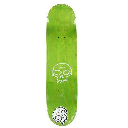 Zero Skateboard Deck BAM Strigoi Skull Black 8.5"