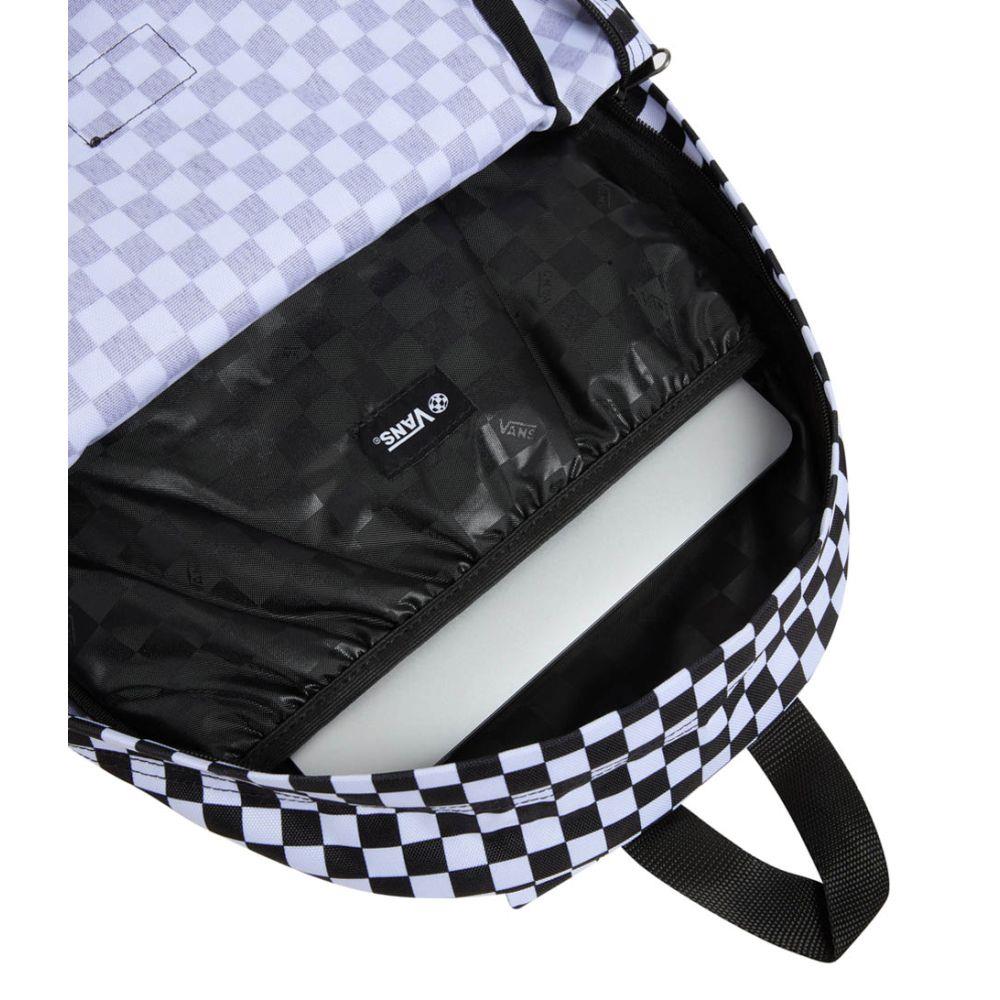 Vans Old Skool Grom YOUTH Check Backpack Checkerboard Black White