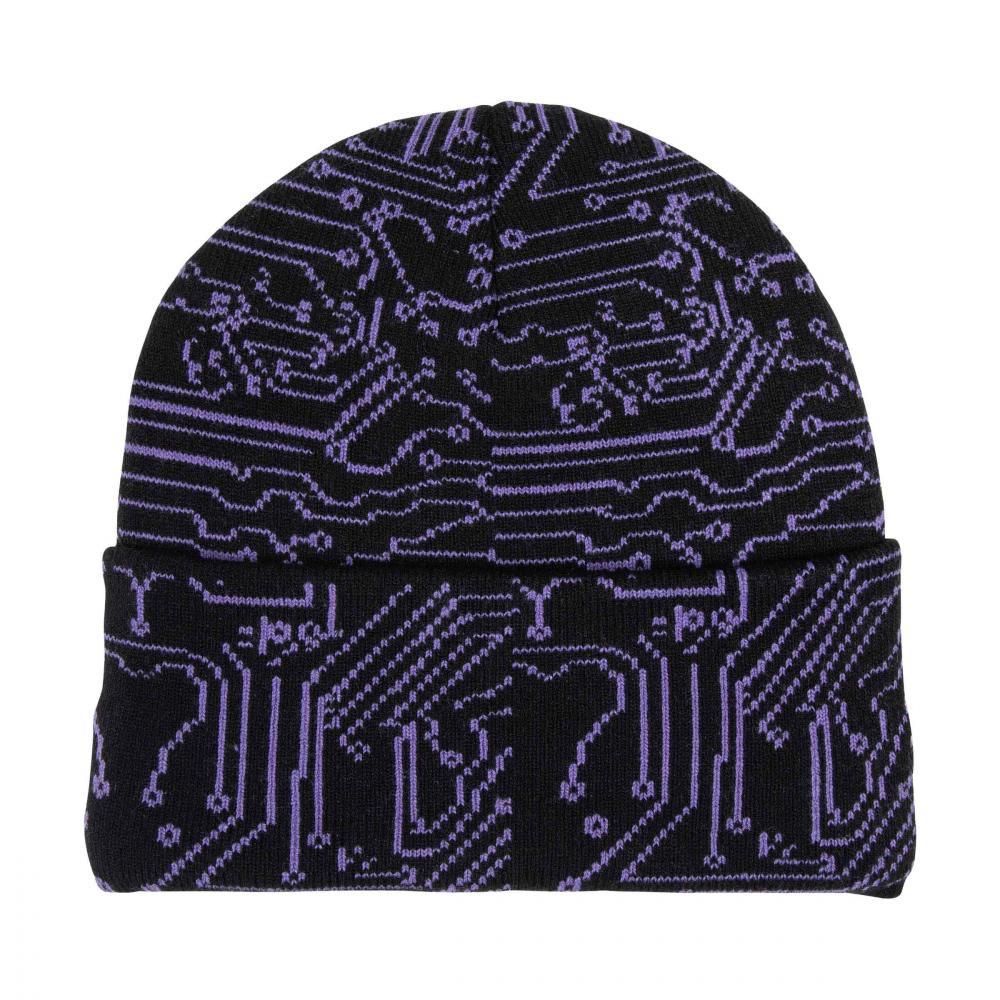 Santa Cruz Skateboards Circuit Beanie Black Purple Haze One Size Adult