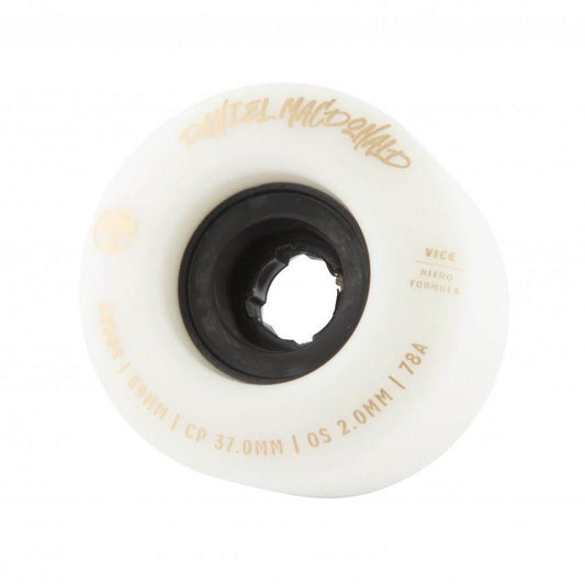 Arbor Signature Skateboard Wheels Vice Daniel MacDonald 78a White 69mm