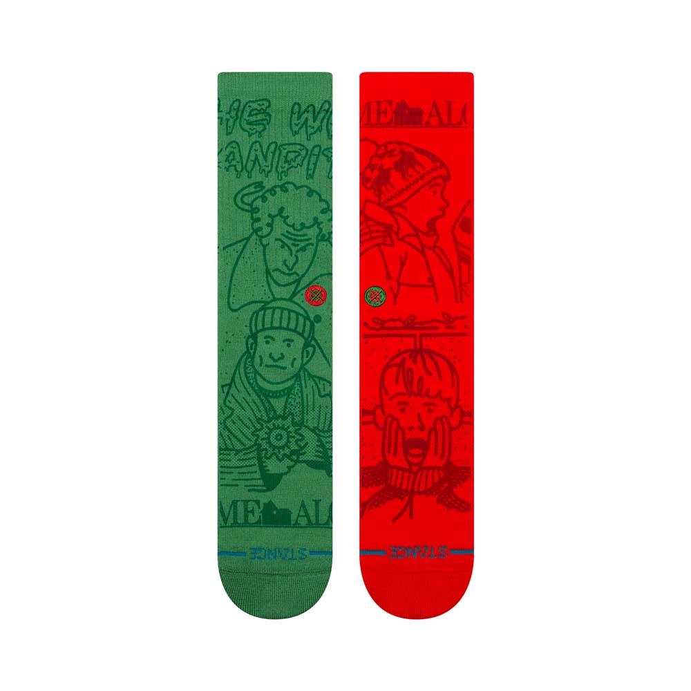 Stance Socks Home Alone Multi Green Red Large