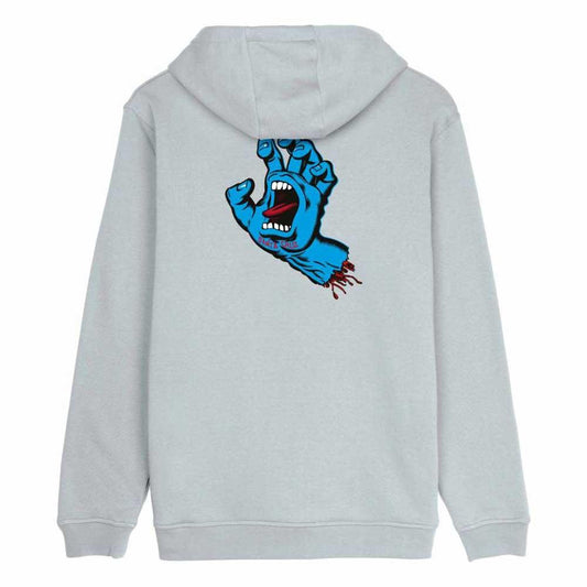 Santa Cruz Screaming Hand Chest Hooded Sweatshirt Mist