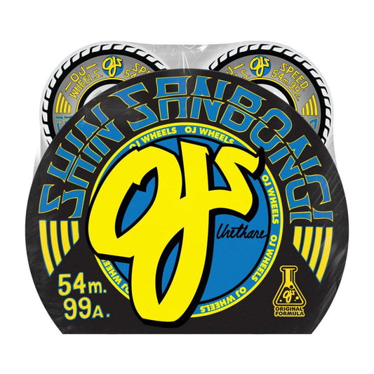 OJ Skateboard Wheels Shin Sanbongi Mini Combos 99a White 54mm