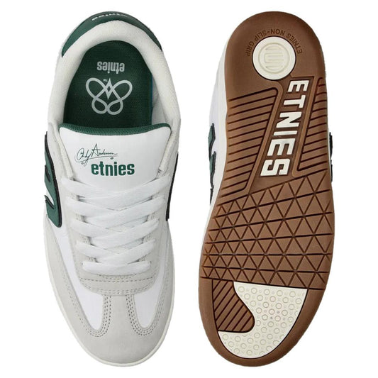 Etnies Locut X Andy Anderson Skate Shoes White Green