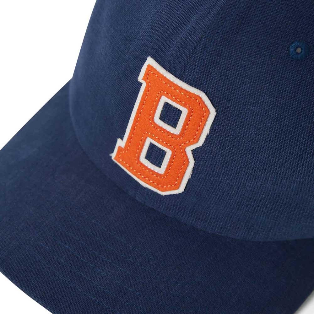 Brixton Big B Mp Adjustable Cap Midnight One Size Blue Orange