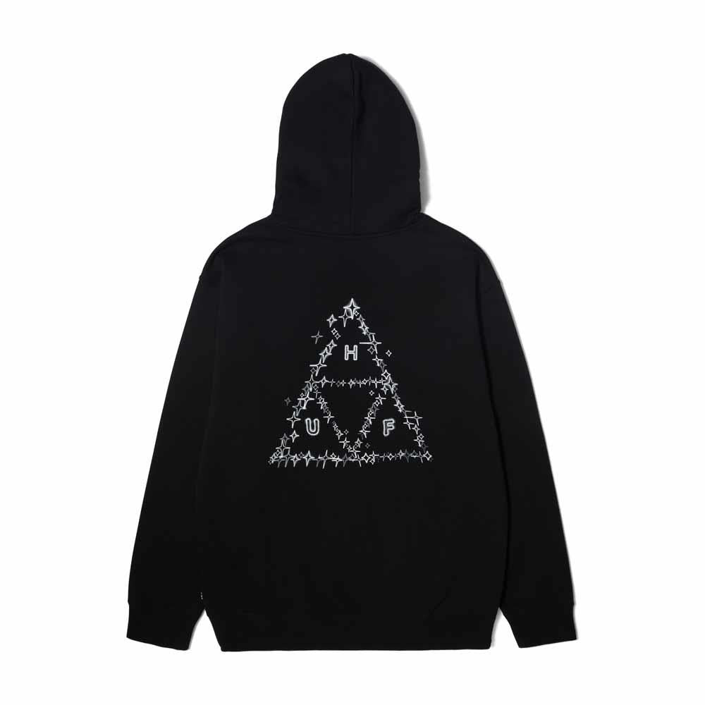 HUF Gleam Pullover Hooded Sweatshirt Black