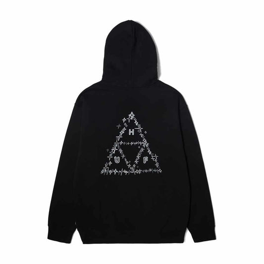 HUF Gleam Pullover Hooded Sweatshirt Black