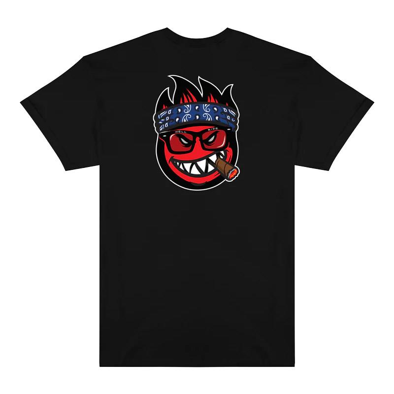 Thrasher x Spitfire T-Shirt Big Head Jake Black