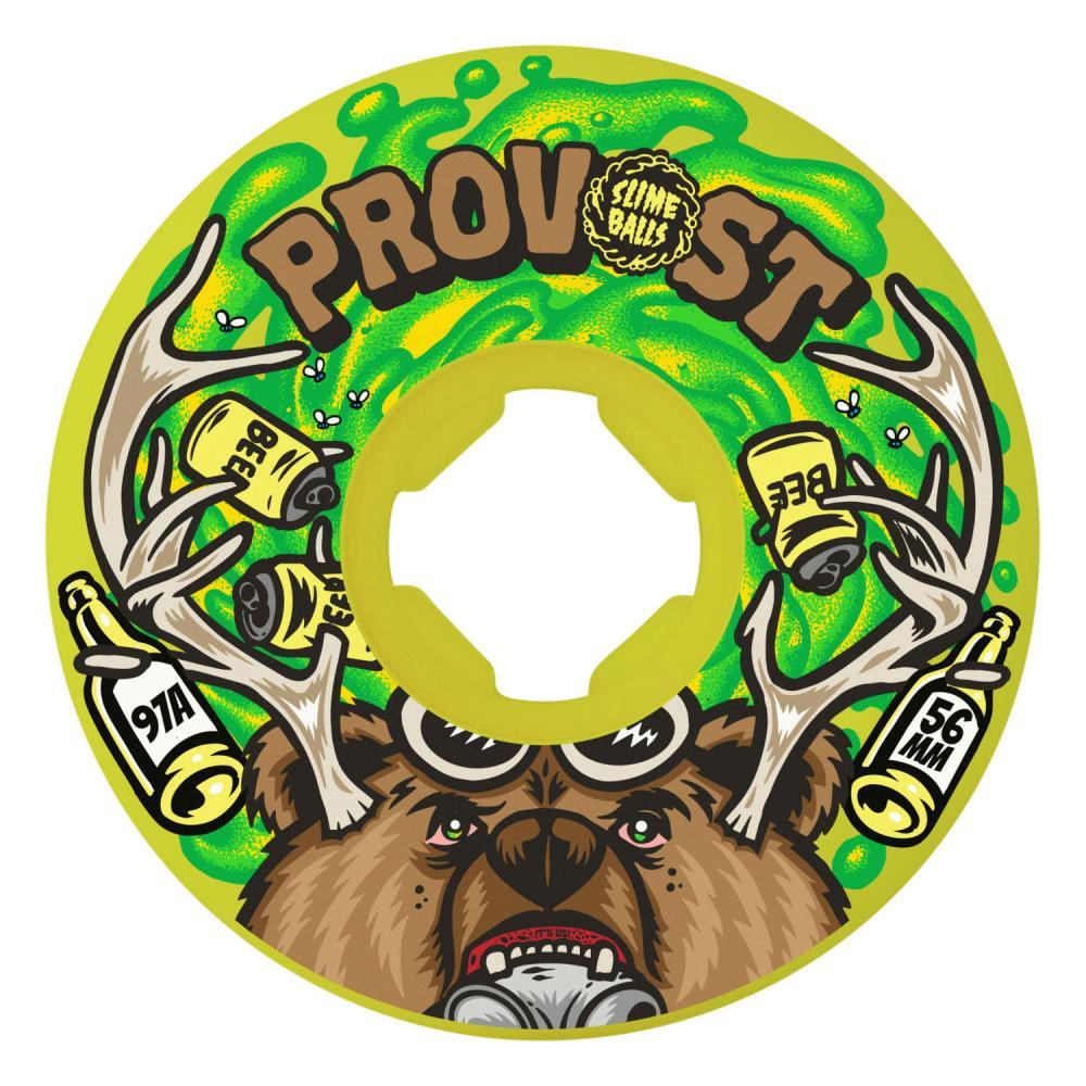 Slime Balls Skateboard Wheels Collin Provost Beer Guest Green Vomit Mini 97a 56mm