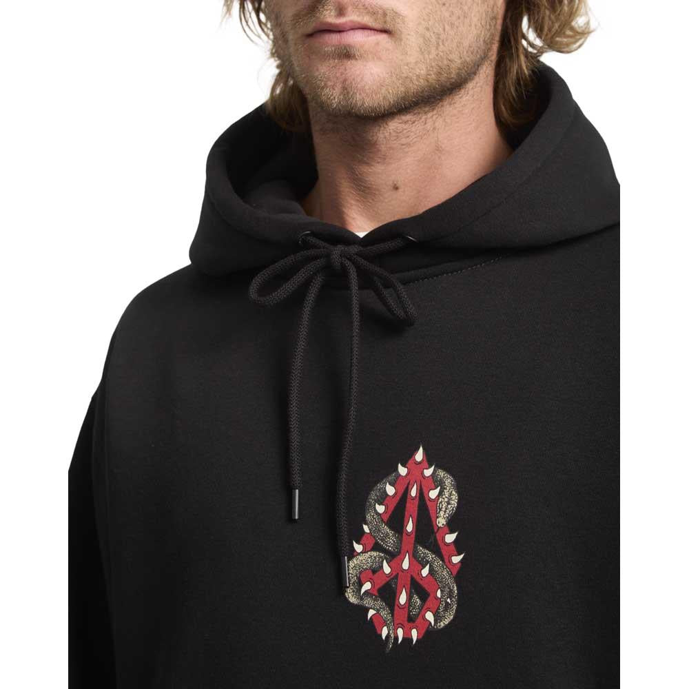 Volcom Watanite Pullover Hooded Sweatshirt Black 25