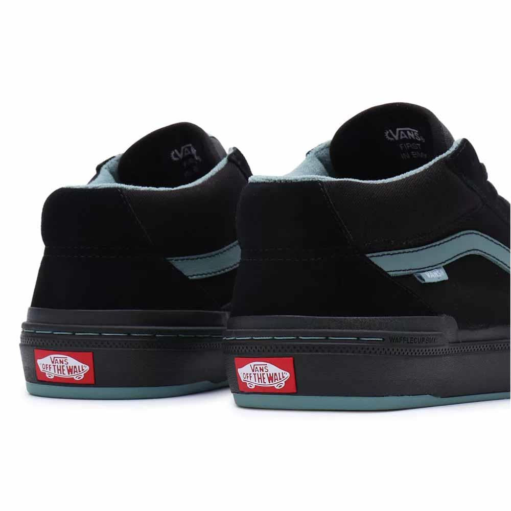 Vans BMX Style 114 Vulcanised Black Teal Skate Shoes