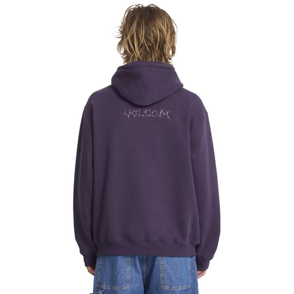 Volcom Watanite Pullover Hooded Sweatshirt Dark Purple