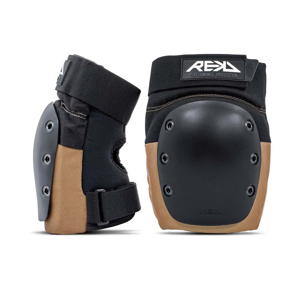 REKD Ramp Knee Pads Black Khaki