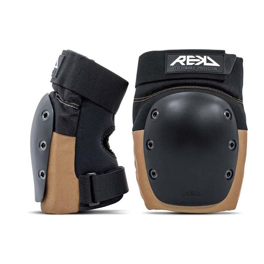 REKD Ramp Knee Pads Black Khaki