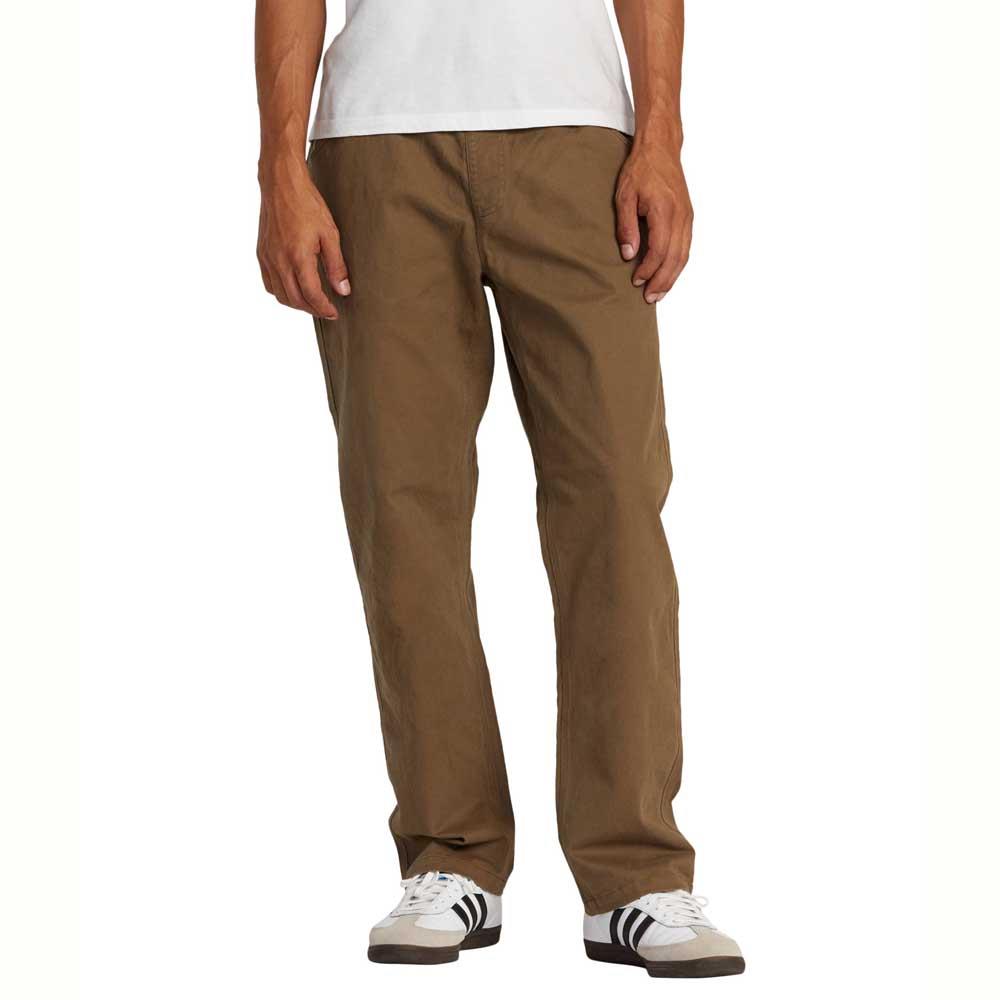 RVCA Americana Carpenter Pant Wood Brown