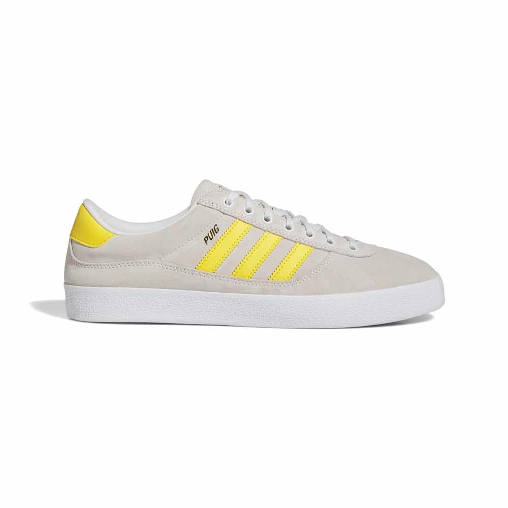 Adidas Skateboarding Puig Indoor Crystal White Bold Gold Feather White