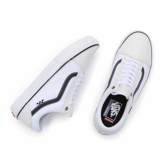 Vans Skate Old Skool Leather white Skate Shoes