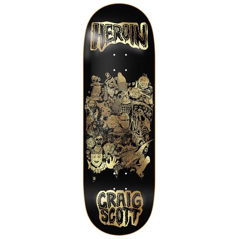 Heroin Skateboards Craig Questions Allegory Of Fear Skateboard Deck 10"