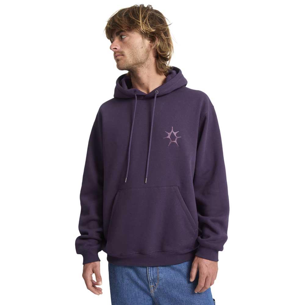 Volcom Watanite Pullover Hooded Sweatshirt Dark Purple