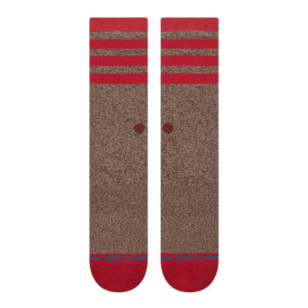 Stance Sock Monkey Crew Socks Brown Large Uk7-11