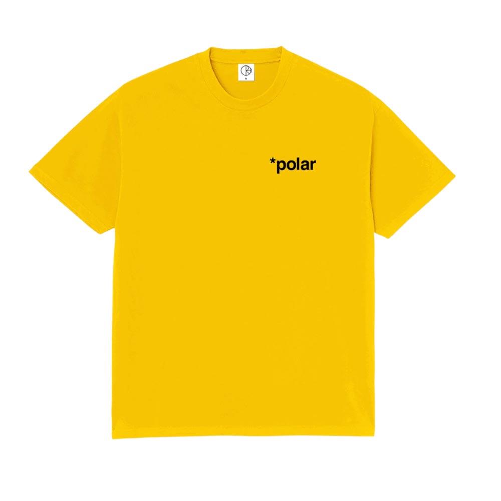 Polar Skateboards Useless Wooden Dog T-Shirt Yellow