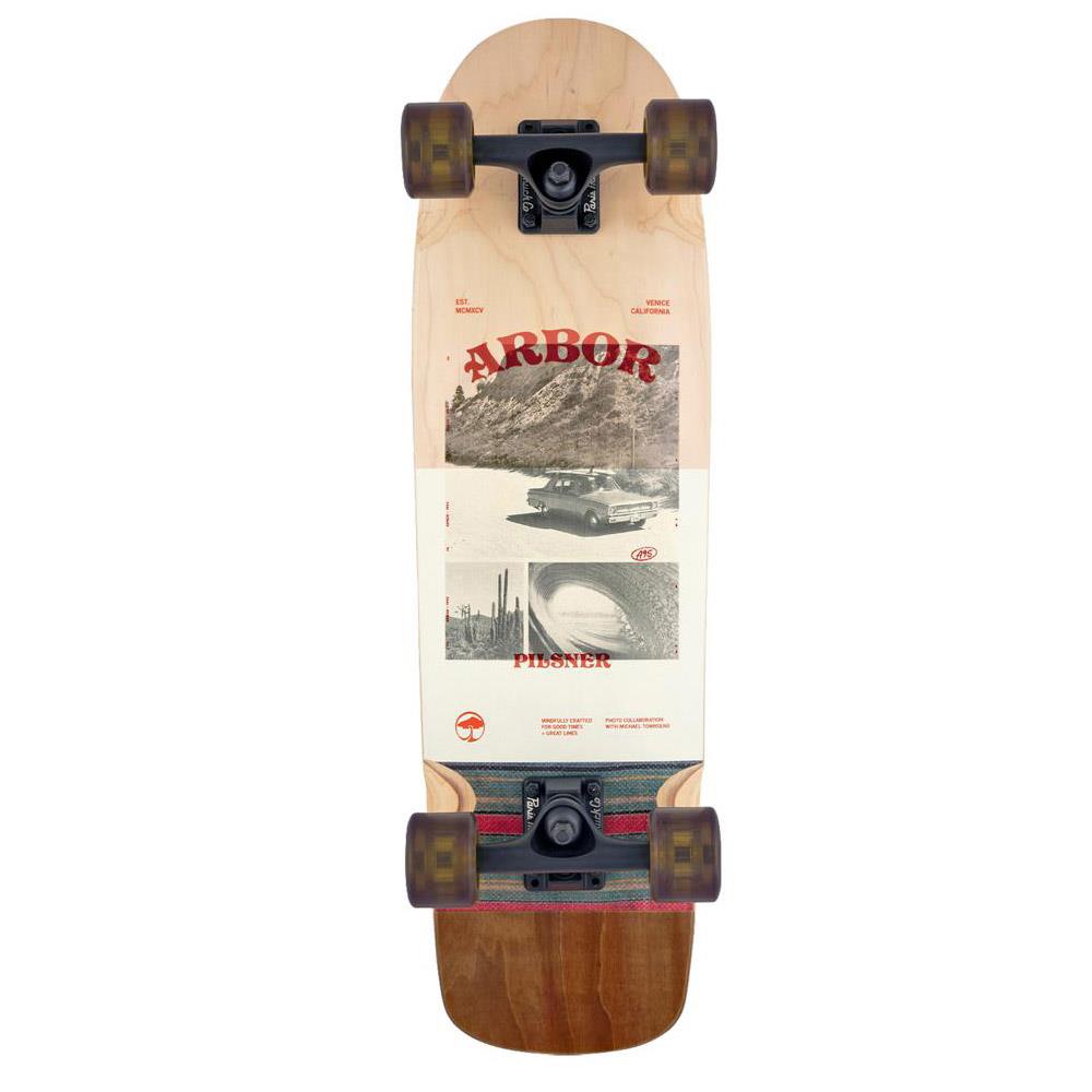 Arbor Photo Pilsner Cruiser Factory Complete Skateboard Multi 28.75"