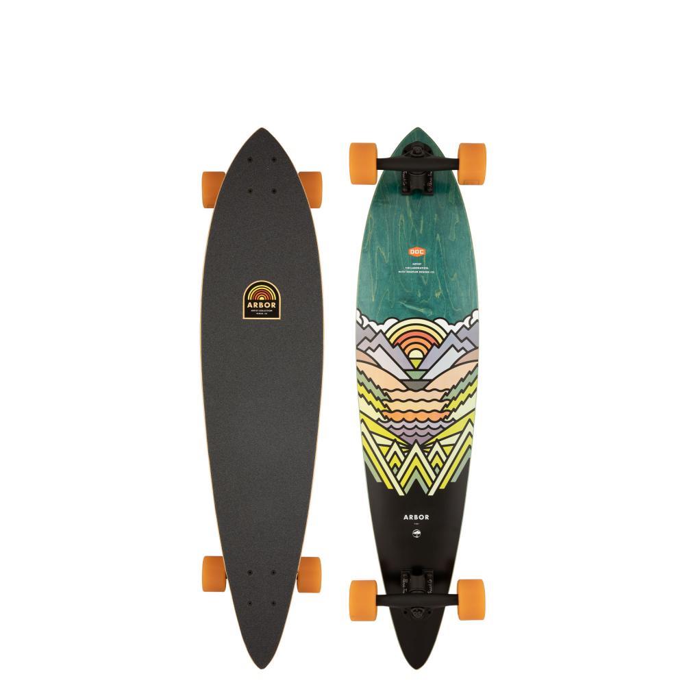 Arbor Artist Fish Performance Factory Complete Skateboard Multi 37"