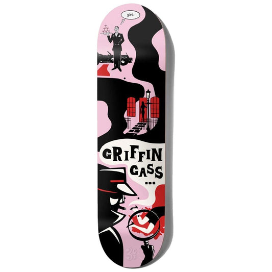 Girl Skateboards Mystery Noir One-Off Gass Skateboard Deck Multi 8.5"