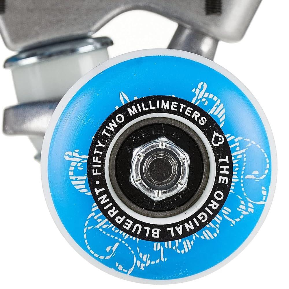 Blueprint Home Heart Factory Complete Skateboard Black Blue 7.75"
