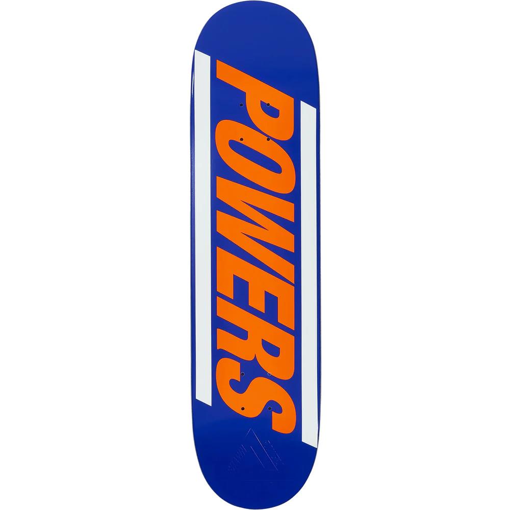 Palace Skateboards Shawn Powers S41 Holiday 25 Pro Blue Skateboard Deck 8"