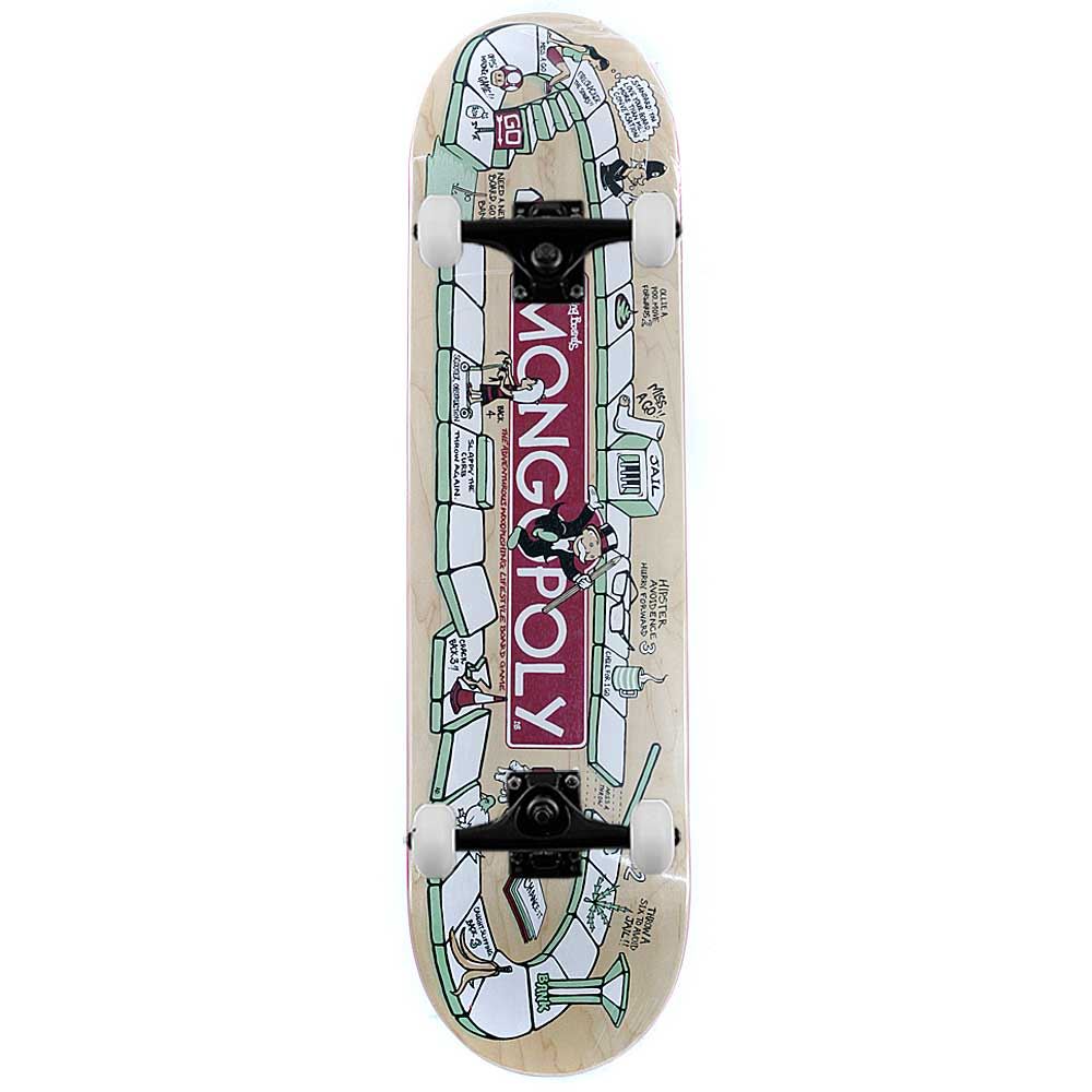 Drawing Boards Skateboards Board Games Mongopoly Complete Skateboard 8.25"