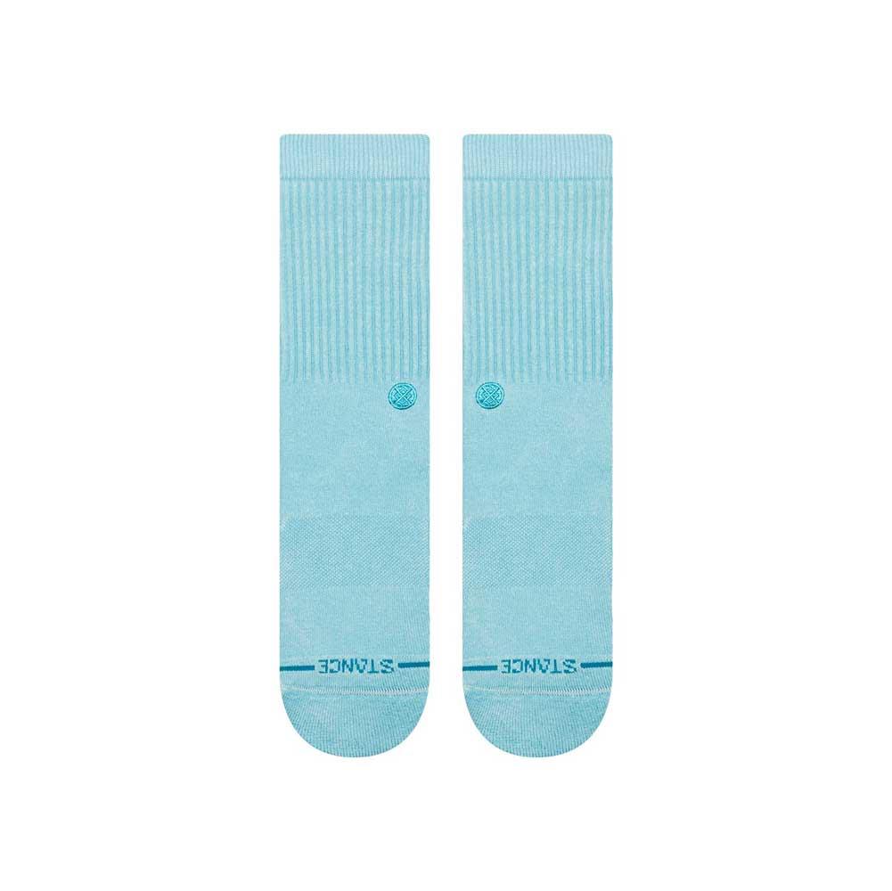 Stance Socks Icon Dyed Crew Electric Blue Large