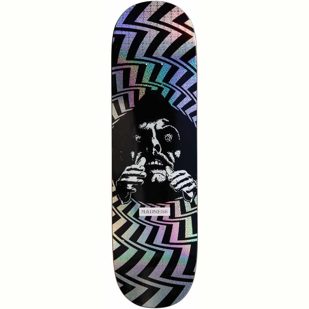 Madness Darkness R7 Skateboard Deck Holograph/Swirl 9''