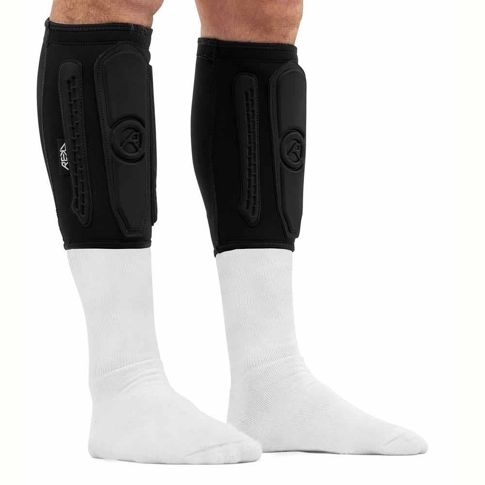 REKD Energy Covert Shin Impact Guards Black Short