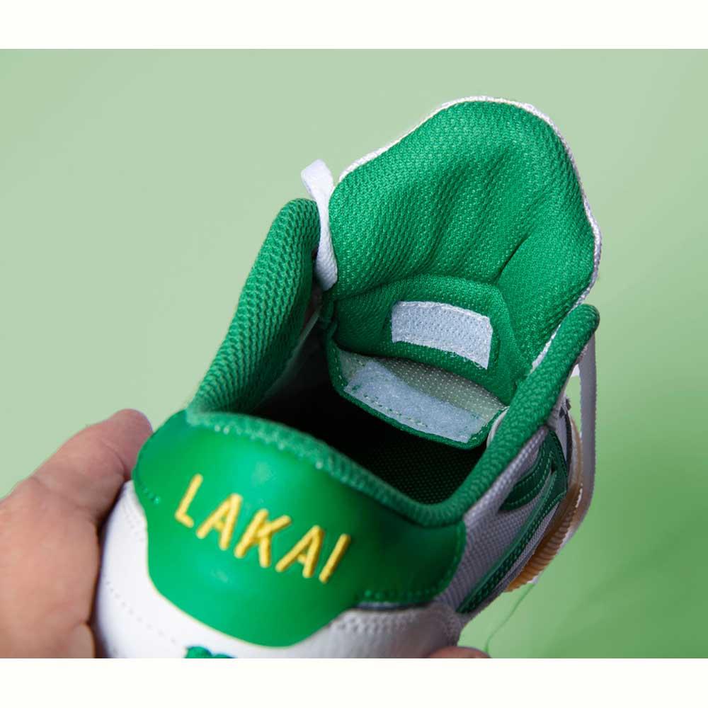 Lakai Cambridge White Green Leather Skate Shoes