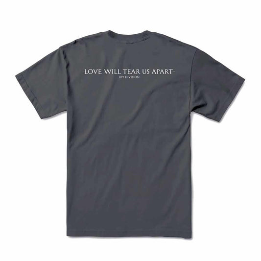 Color Bars X Joy Division Love Will Tear Us Apart T-Shirt Graphite Premium Dye