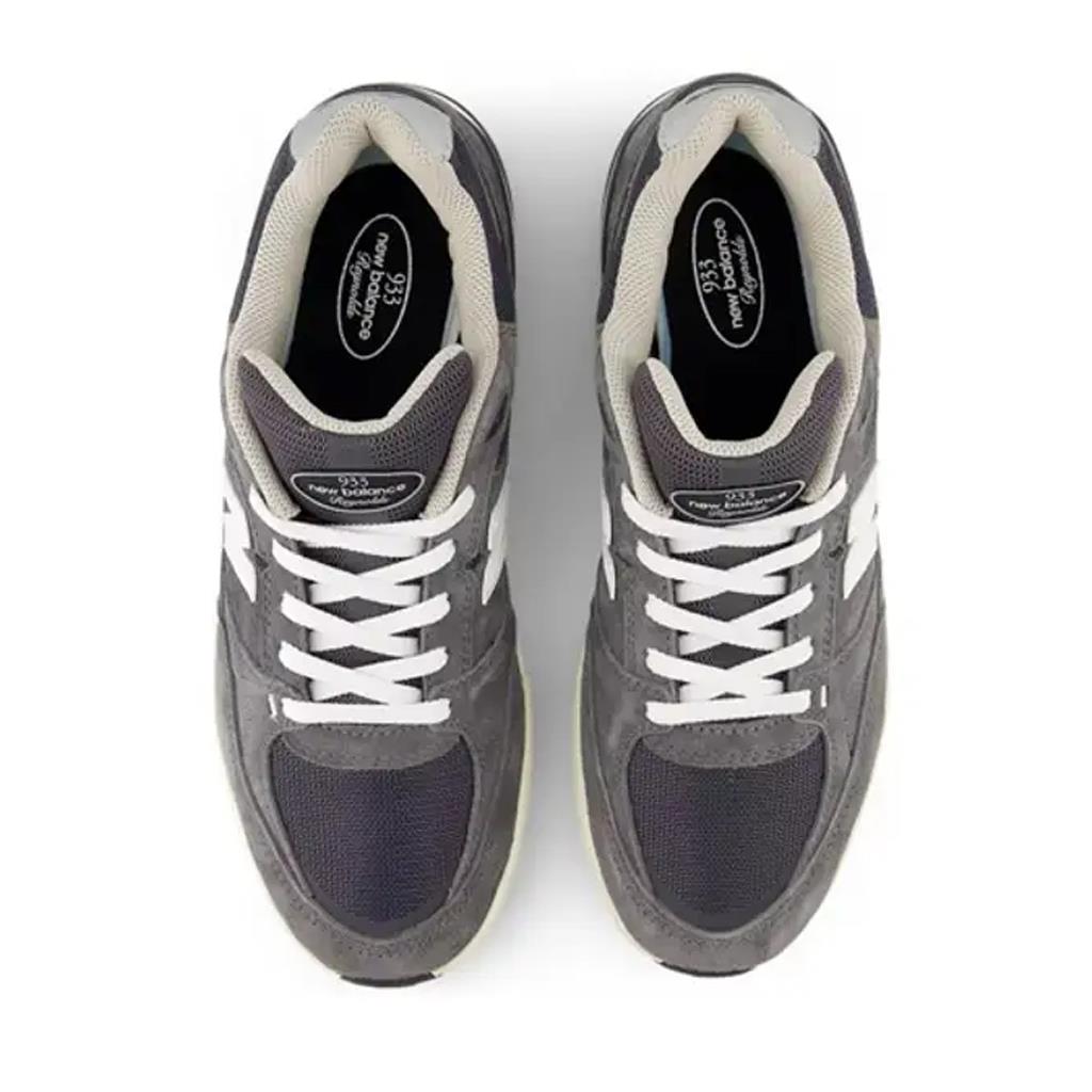 New Balance Andrew Reynolds 933 Skate Shoes Dark Grey White Skate Shoes