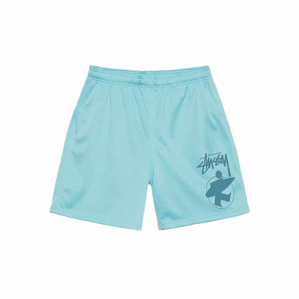 Stussy Surfman Mesh Shorts Aqua