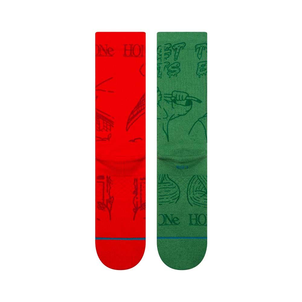 Stance Socks Home Alone Multi Green Red Large