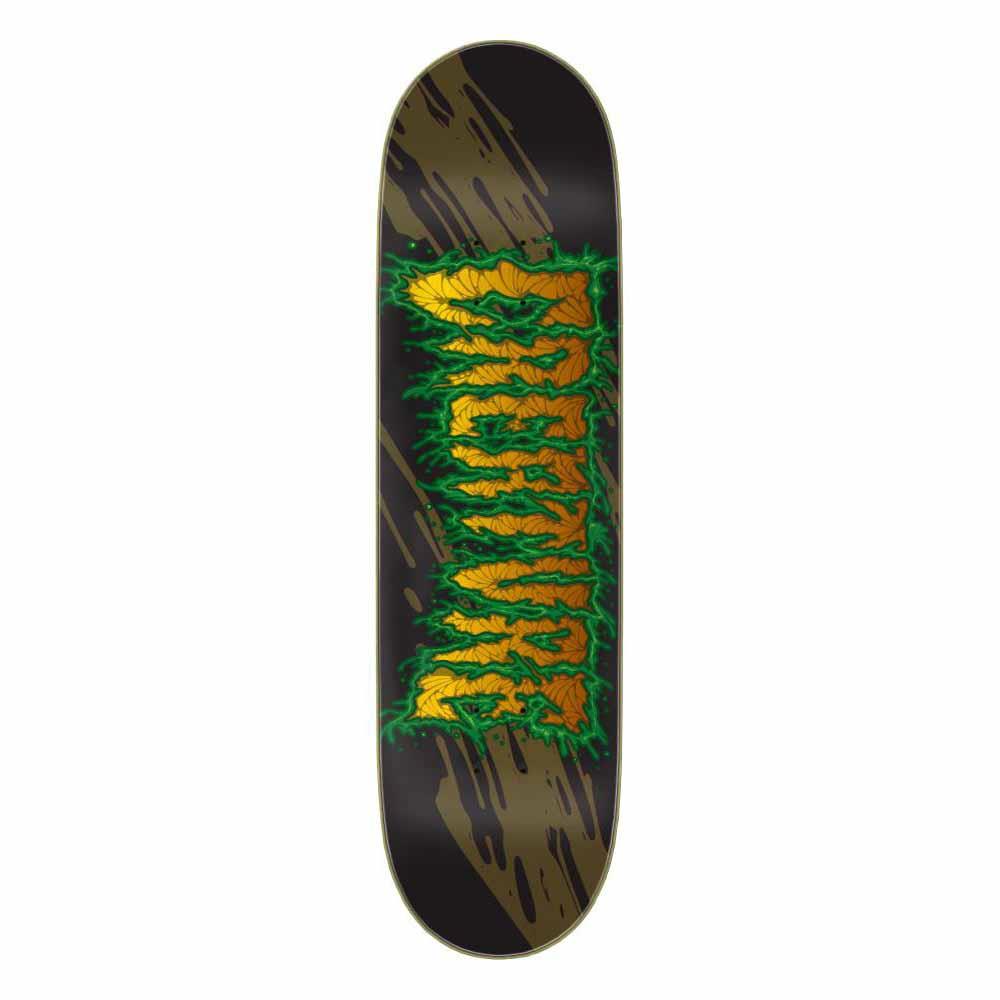 Creature Skateboard Deck Toxica XL 7Ply Birch Black/Green/Yellow 8.5"