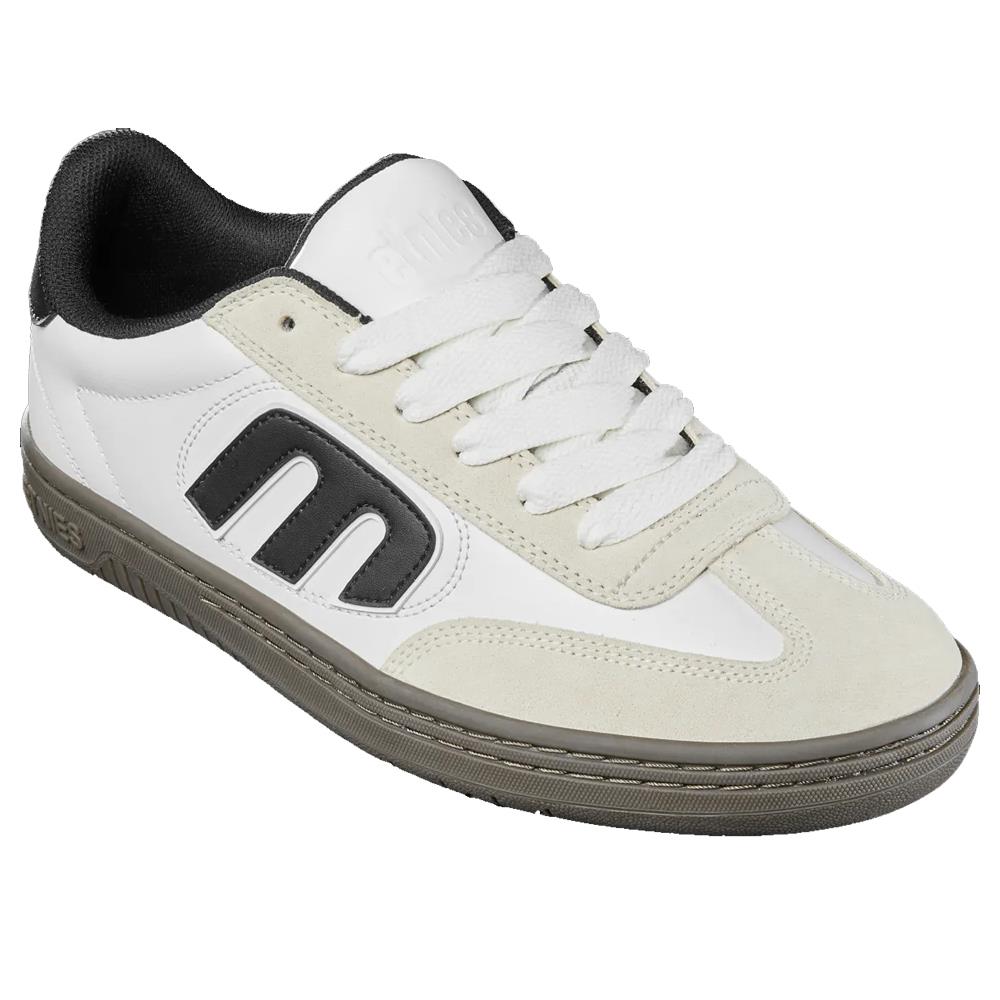 Etnies Locut White Black Gum Skate Shoes