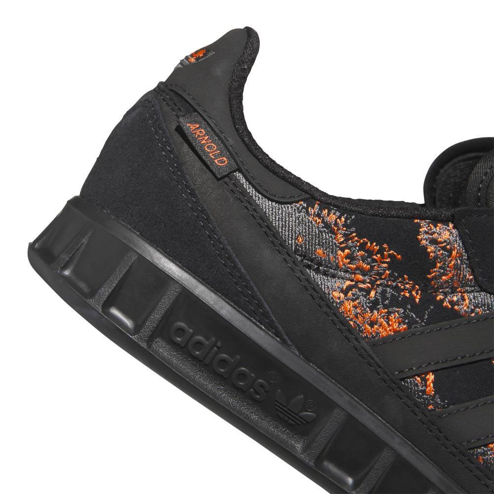 Adidas Handball Top x Mike Arnold Skate Shoes Core Black Semi Impact Orange