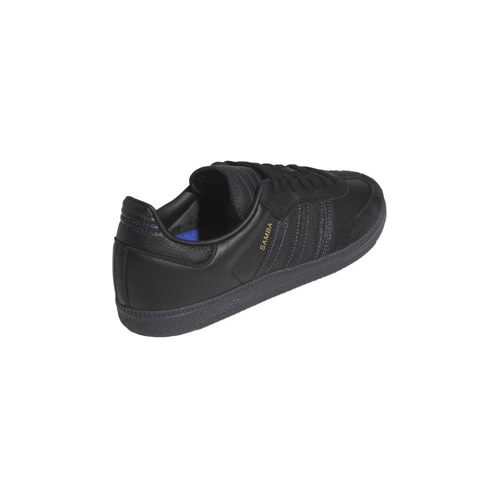 Adidas Skateboarding Samba ADV Core Black Core Black Royal Blue Skate Shoes