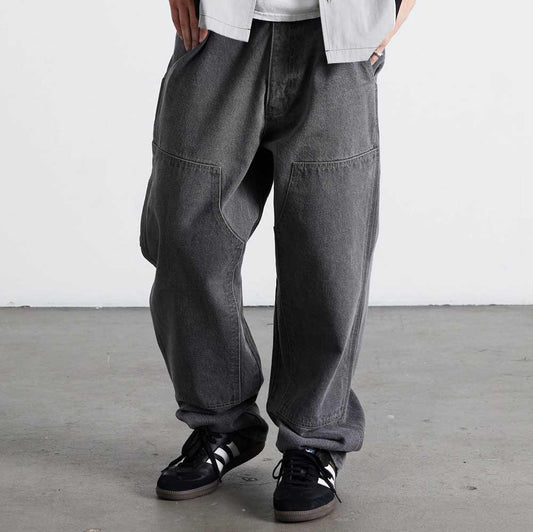 Huf Kinda Loose Double Knees Pants Frost Gray