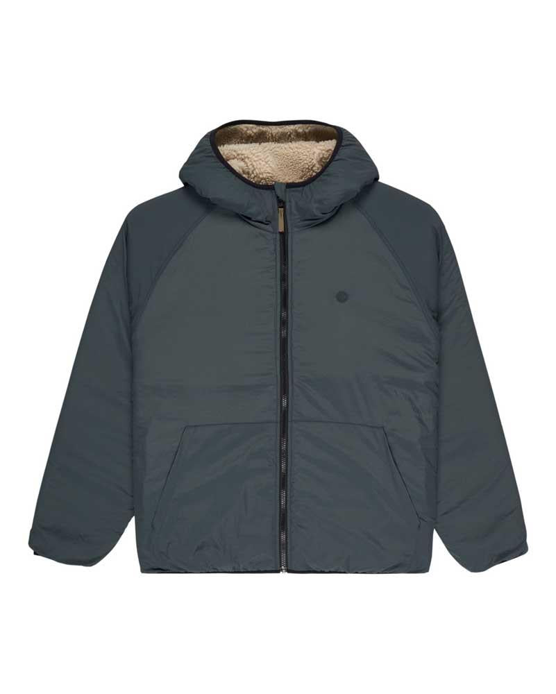 Element Wolfe Sherpa Reversible Sherpa Jacket Oat Milk Beige