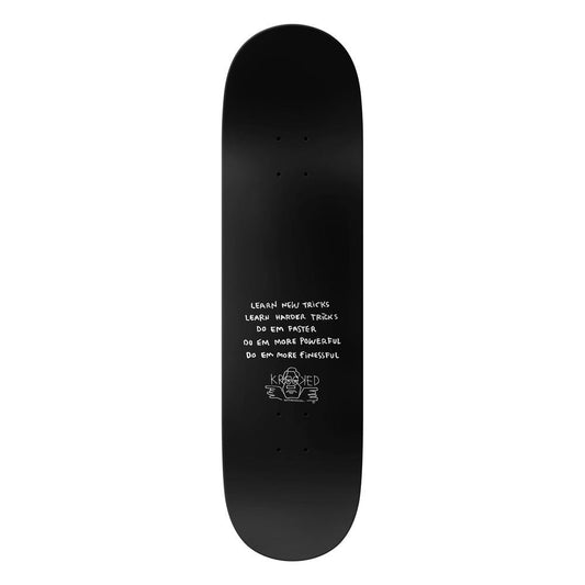 Krooked Narvaez Sculpture Garden Skateboard Deck Yellow 8.38"