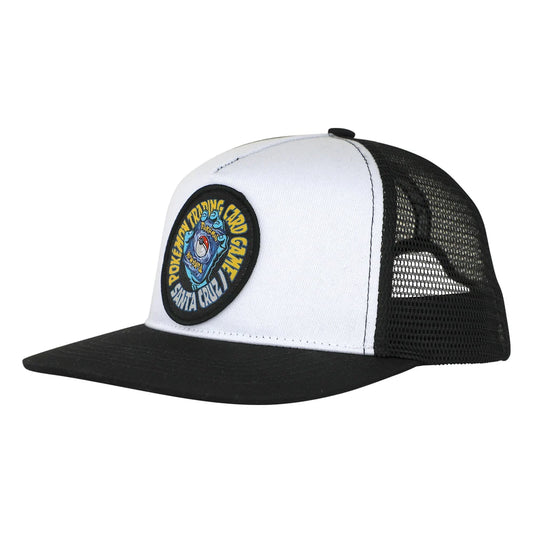 Santa Cruz X Pokemon TCG Hand Cap White Black One Size YOUTH